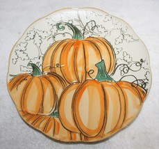 Eli + Ana Pumpkin Patch 10.75&quot; Charger Plate 2017 ~ Slight Imperfection - $21.99