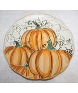 Eli + Ana Pumpkin Patch 10.75&quot; Charger Plate 2017 ~ Slight Imperfection - $29.94 CAD