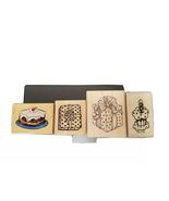 GREAT SELECTION OF WOOD &amp; RUBBER SMALL CELEBRATION STAMPS BUY MORE &amp; SAVE! - $22.77 MXN+