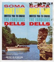 Soma Boat Line Brochure Cruise the Fabulous Wisconsin Dells Wisconsin 19... - £14.01 GBP