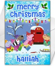 PEPPA PIG Personalised Christmas Card - Peppa Pig Christmas Card - £3.27 GBP