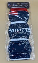 New England Patriots Nfl Foco Face Masks Reusable 3pack Brand New Sealed! - $7.59