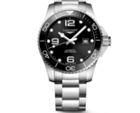 Longines Hydroconquest 43 MM Black Dial Automatic Full SS Watch L37824566 - £968.34 GBP