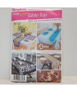 Simplicity 5530 Pattern Table Top Accessories and Chair Pad Uncut 15 PIECES - £7.62 GBP