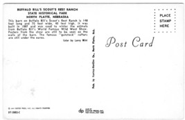 Buffalo Bill&#39;s Barn Unposted Vintage Postcard North Platte Nebraska - £7.74 GBP