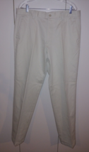 DOCKER&#39;S CLASSIC FIT MEN&#39;S 100% COTTON KHAKI PANTS-36x34-BARELY WORN - $11.29