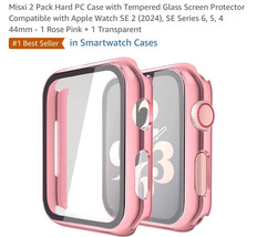 2 Pack Hard PC Case with Tempered Glass Screen Protector Compatible with... - $14.73