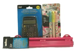 Couture 3 Pk Highlighters Jot 3 Hole Punch Jot Scientific Calculator Dig... - $5.88