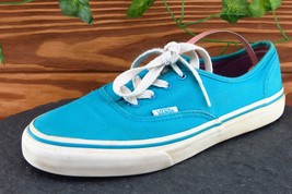 VANS Youth Girls Shoes Size 4 M Blue Skateboarding Fabric - $21.56