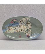 Galleyware New York State Oval Melamine Tidbit Tray Dish 8&quot; x 4.5&quot; - $24.65