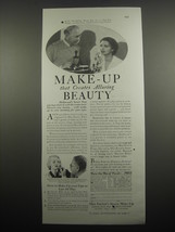 1933 Max Factor Society Make-up Advertisement - Kay Francis - £14.72 GBP