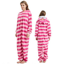 Cheshire Cat Adult Onesies Animal Cartoon Kigurumi Pajamas Halloween Cosplay - £23.97 GBP