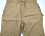 Carhartt Loose Fit Canvas Utility Work Pants 36x32 Tan Khaki Carpenter B... - $38.21