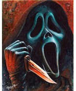 Signed Ghostface from Scream Poster Print Wall Art 11x14 Unframed - $33.39 CAD