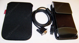 1x Bundle Serial Cable Case Pouch for HP 95LX 100LX 200LX 1000CX 48G 48G... - $77.45