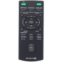Sound Bar Remote Control Rm-Anu159 Replacement For Sony Audio System Ht-Ct60/C S - £10.24 GBP