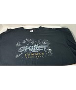 Skillet Mens 2XL Black 2017 Summer Concert Tour Shirt - £9.73 GBP