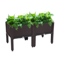 2Pcs Free Splicing Injection Planting Box Brown - $116.58