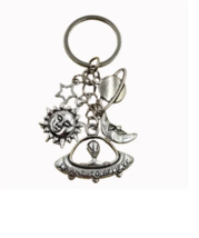 Alien Keychain Car Keyring Purse Bag Pendant  Spaceship Hanging Keychain - £2.39 GBP