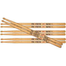 Vic Firth 7AT Terra Series Drumsticks 4-Pair Value Pack, Wood Tip - £35.23 GBP