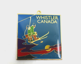 Whistler British Columbia BC Canada Ski MetalNecklace Collectible Charm Vintage - £10.99 GBP