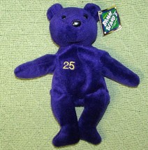 Mark Mc Gwire Vintage 1998 Bamm B EAN #25 Plush Mlb Teddy Bear B EAN Bag Salvino - £7.08 GBP