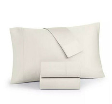 Hotel Collection 500 Thread Count Micro Cotton Ivory Split King Sheet Set - £109.43 GBP