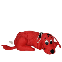 Clifford The Big Red Dog Scholastic Plush Parachute Material Stuffed Animal 9&quot; - £21.36 GBP