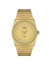 Neu Tissot PRX Champagner Zifferblatt Gelbgold PVD 40mm Herrenuhr T13741... - $234.82