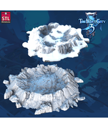 3D Printed STL Miniatures Pit Hole Core Props The Frost City 3 28 - 32mm... - €20,30 EUR+