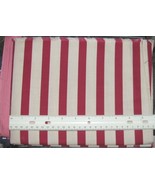 WINE &amp; BEIGE STRIPE Cotton Quilting Fabric 2 yds x 45&quot; wide - $13.70 CAD