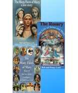 Many Faces of Mary Books 1 and 2 and The Rosary, The LIfe of Jesus and M... - $39.00