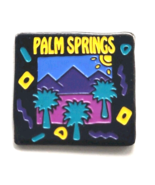 Palm Springs Pin Palm Trees Mountains Desert Scene CA Souvenir Collectible - €9,47 EUR