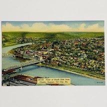 Clarks Summit Oil City Pennsylvania Linen Postcard VENANGO COUNTY - £5.92 GBP