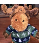 Gund Stuffed  Elkins  Moose / Wearing  Sweater 12&quot; Nwt - $18.00
