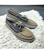 Sperry Top Sider Boat Shoe Mens 8 Blue Tan 0538207 Summer Yacht Club Dock Pool - $26.77