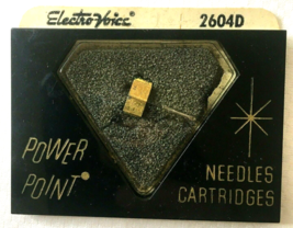 Electro-Voice Diamond Stereo Needle 2604D EV Power Point Vintage New Open Box US - £11.00 GBP