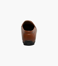 Stacy Adams Conroy Moc Toe Perf Slip-On Casual Shoes Cognac 25702-221 image 7