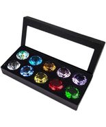 Colored Crystal Glass Diamond Set  Children&#39;s Toy Gems &amp; Photography Pr... - $138.93 CAD