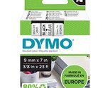 Dymo D1 Standard Labelling Tape 9mm x 7m - Black on Red - $37.05