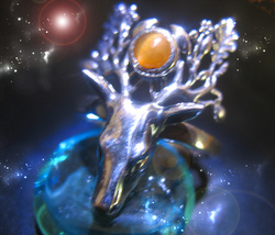 Haunted Ring White Stag Of Blessings &amp; Gifts Highest Light Collection Magick - £9,678.41 GBP