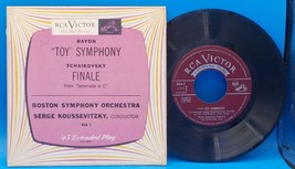 Koussevitzky Bso 45 (Ep) &amp; Ps -HAYDN Toy Symphony Tchaikovsky Finale Serenade B8 - £3.15 GBP