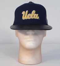 New Era 59Fifty UCLA Bruins Leather & Wool Baseball Cap Adult Fitted NWT - £56.12 GBP