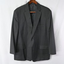 American Living 48R Charcoal Gray Stripe 2Btn Blazer Suit Sport Coat - $48.11