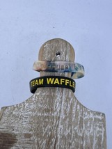 2 Vintage Waffle House Stretch Band Bracelet Employee Team Americas Place - £19.41 GBP