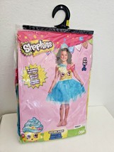Shopkins Cupcake Queen Halloween Child&#39;s Costume Medium 7-8 Dress Headband New  - £15.76 GBP