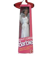 Mattel 1988 African American Fun To Dress Barbie #1373 With Box UNPUNCHED - $53.96