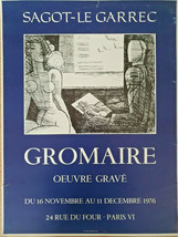 Gromaire - Original Exhibition Poster - Masterpiece Engraved - Very Rare – -1976 - $159.09