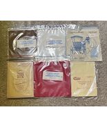 Lot Cross Stitch Fabric Assorted Sizes Colors - $19.79