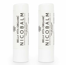 Bella Vita Organic Nico Balm Lip Balm 2 Pack  for Dry &amp; Chapped Lips 7 gm - £14.35 GBP